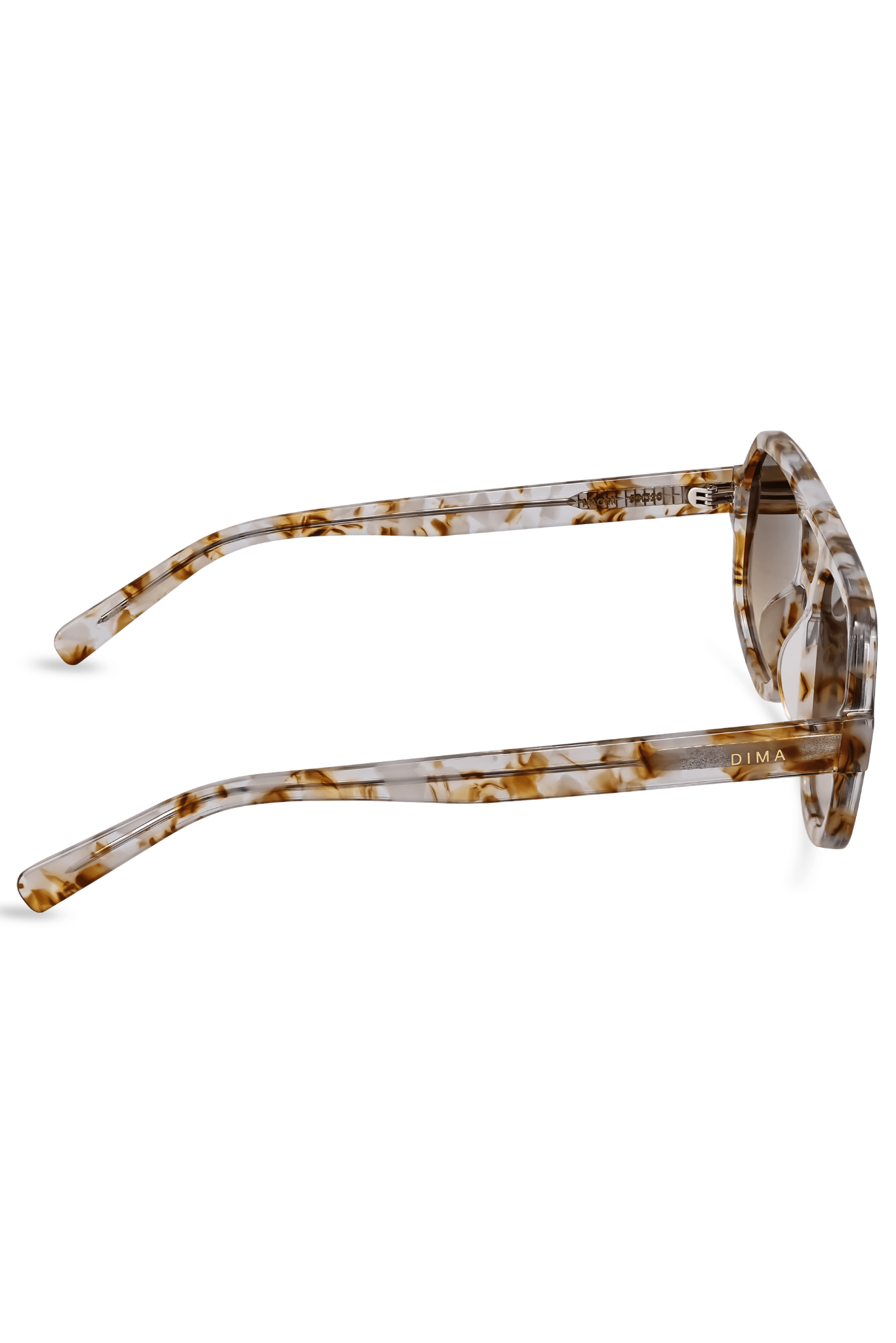 Dima Sunglasses Naomi Brown Pearl Frame Brown Gradient Lens 4
