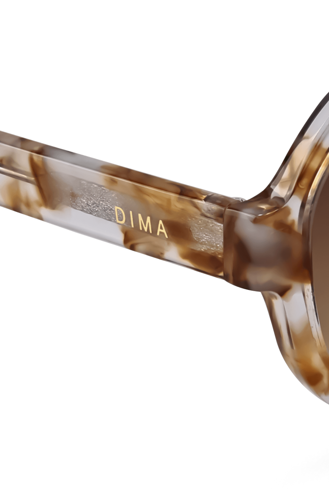 Dima Sunglasses Naomi Brown Pearl Frame Brown Gradient Lens 5