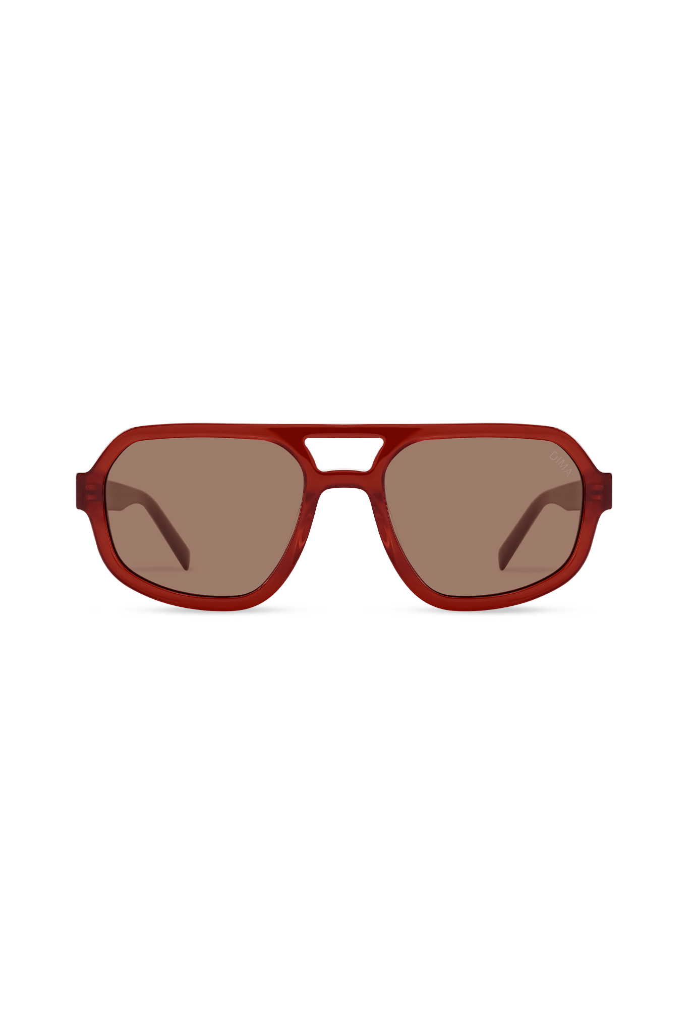 Dima Sunglasses Naomi Honey Marple Frame Warm Tea-brown Gradient Lens 1