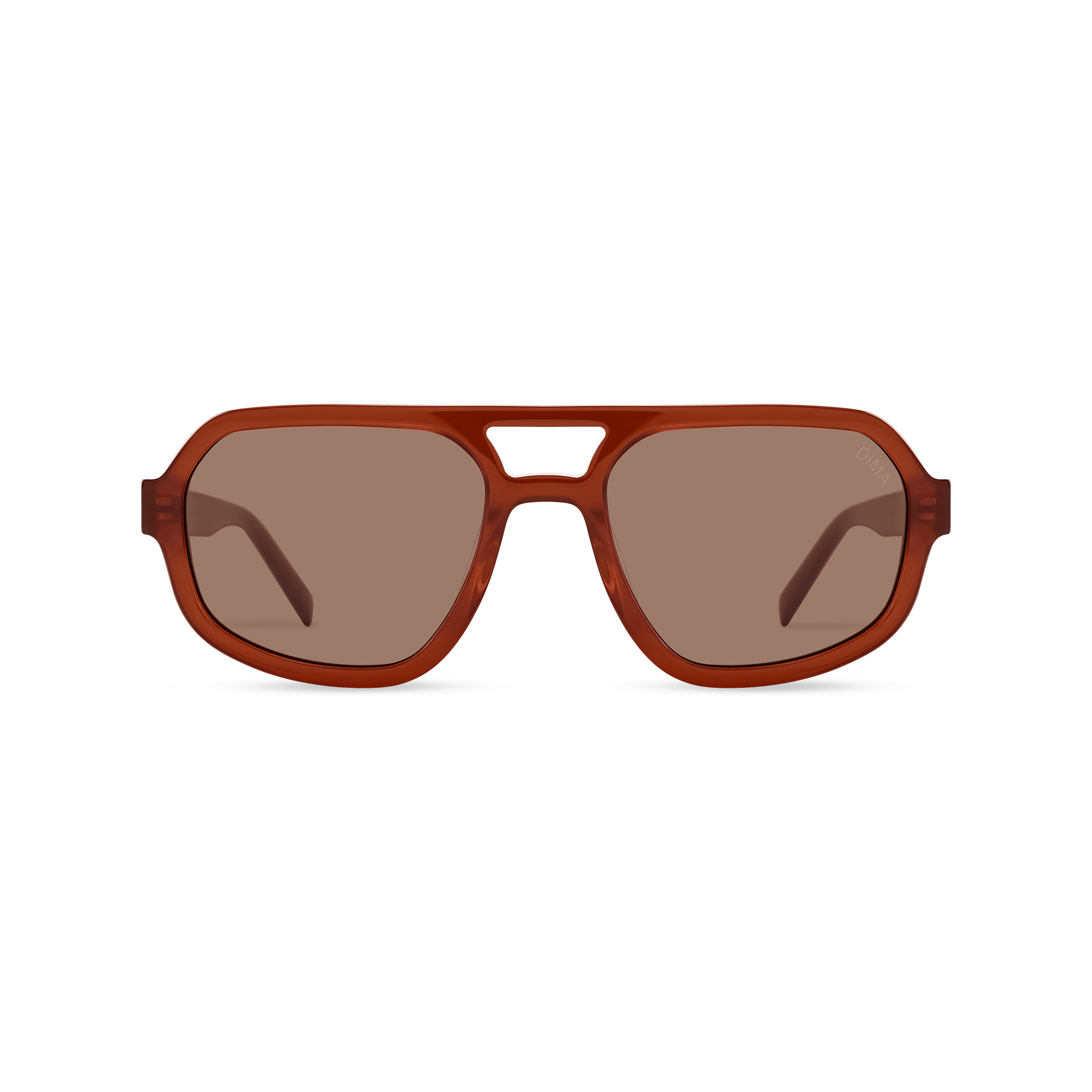 Dima Sunglasses Naomi Honey Marple Frame Warm Tea-brown Gradient Lens 1