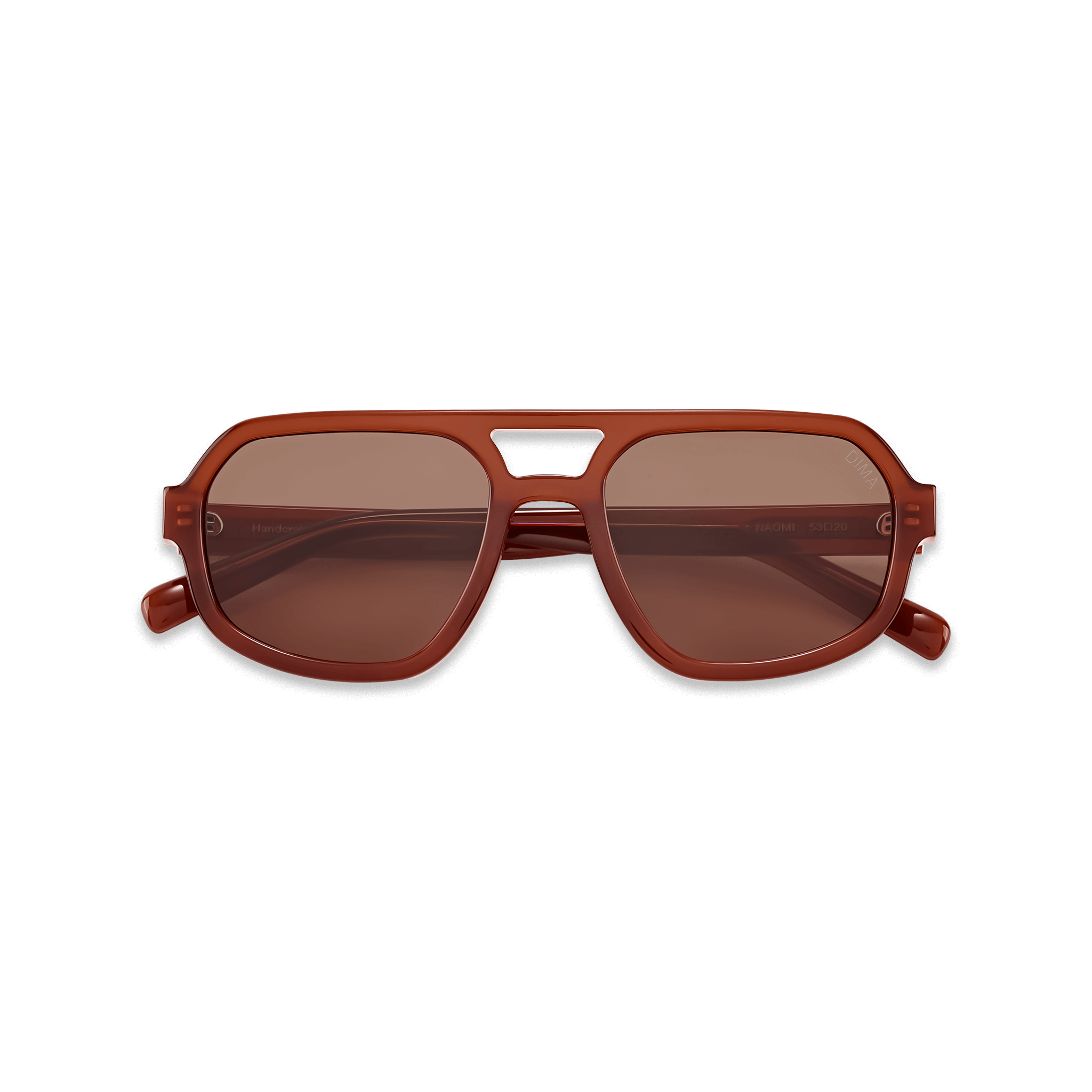 Dima Sunglasses Naomi Honey Marple Frame Warm Tea-brown Gradient Lens 2