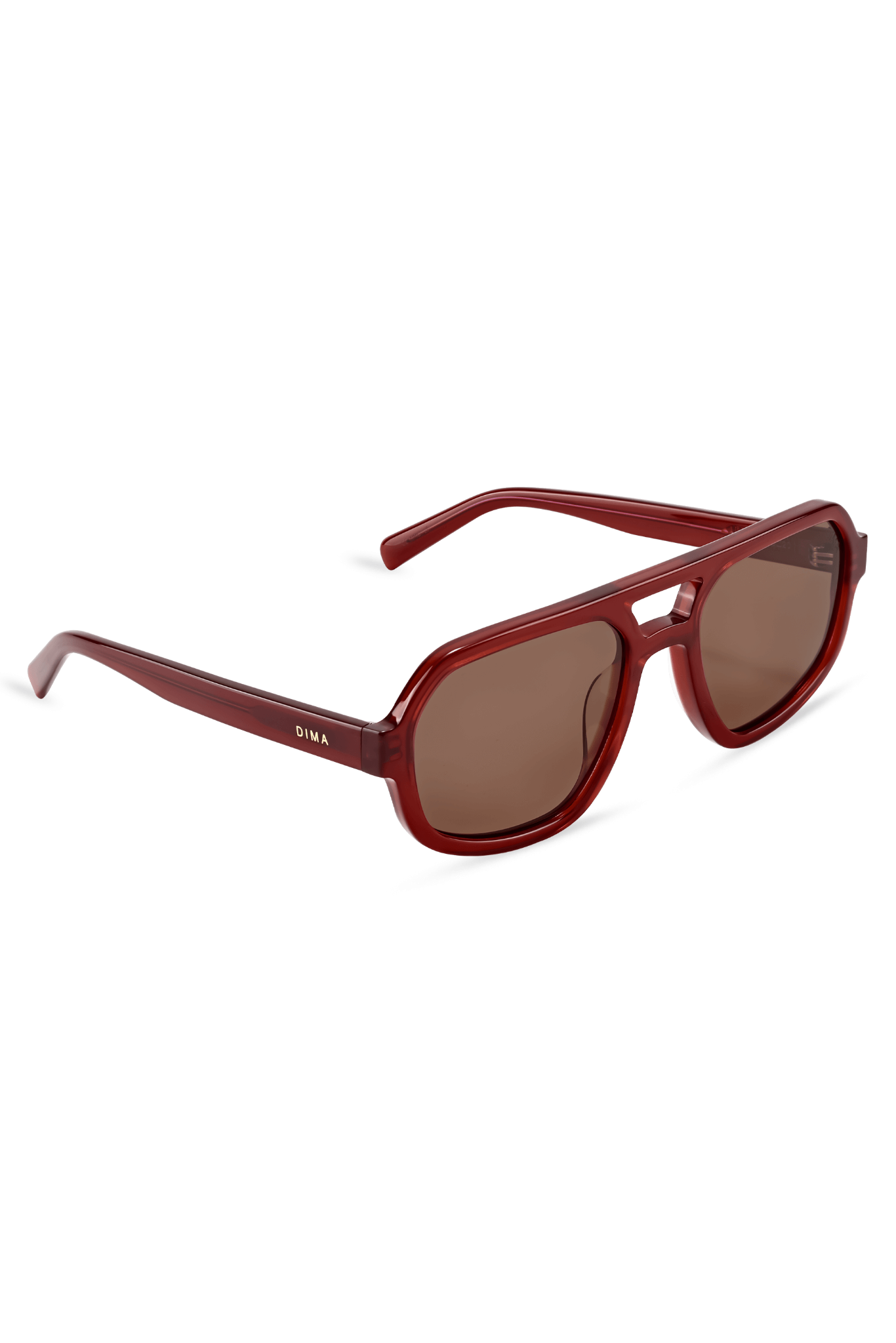 Dima Sunglasses Naomi Honey Marple Frame Warm Tea-brown Gradient Lens 3