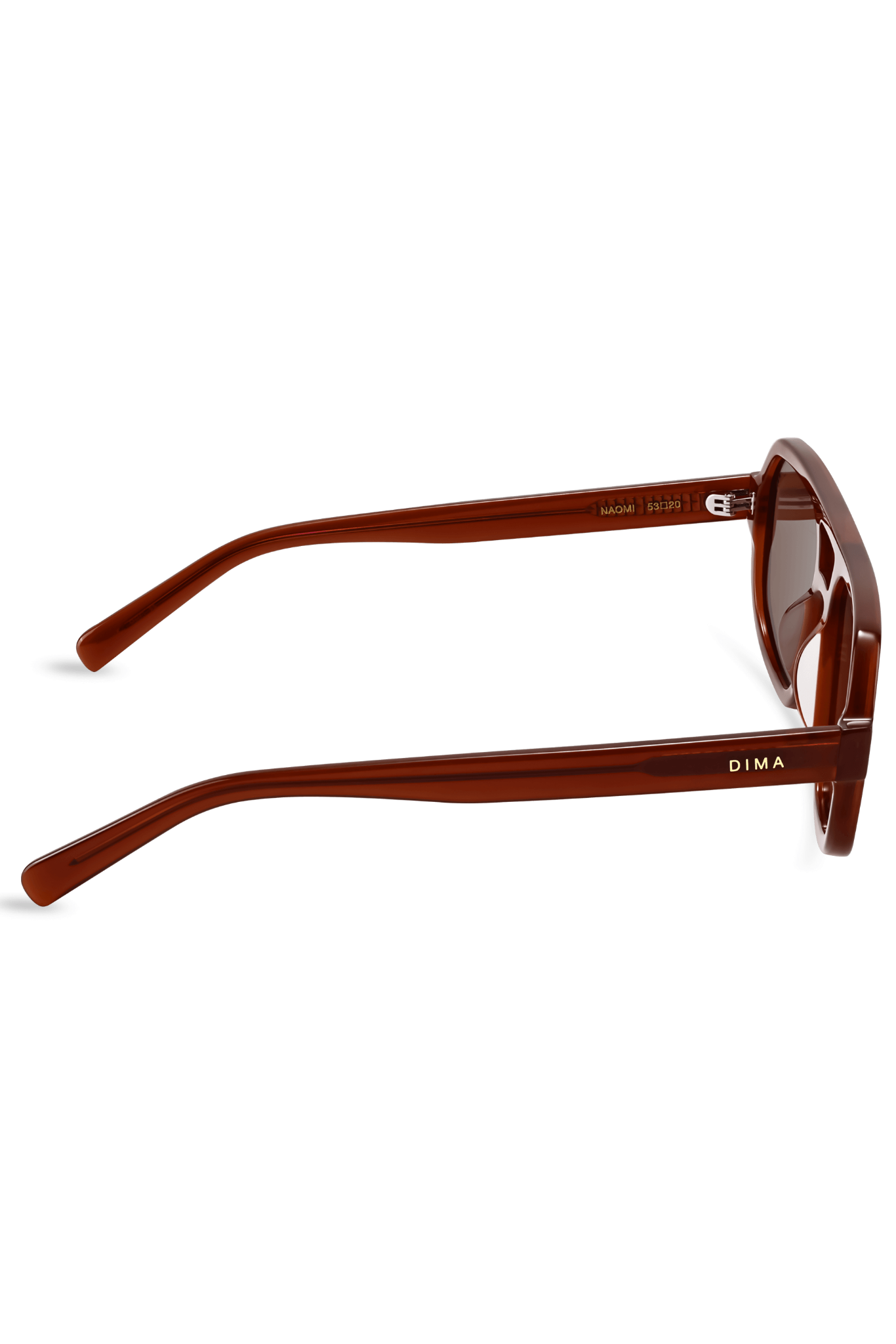 Dima Sunglasses Naomi Honey Marple Frame Warm Tea-brown Gradient Lens 4