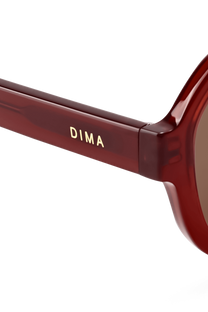 Dima Sunglasses Naomi Honey Marple Frame Warm Tea-brown Gradient Lens 5