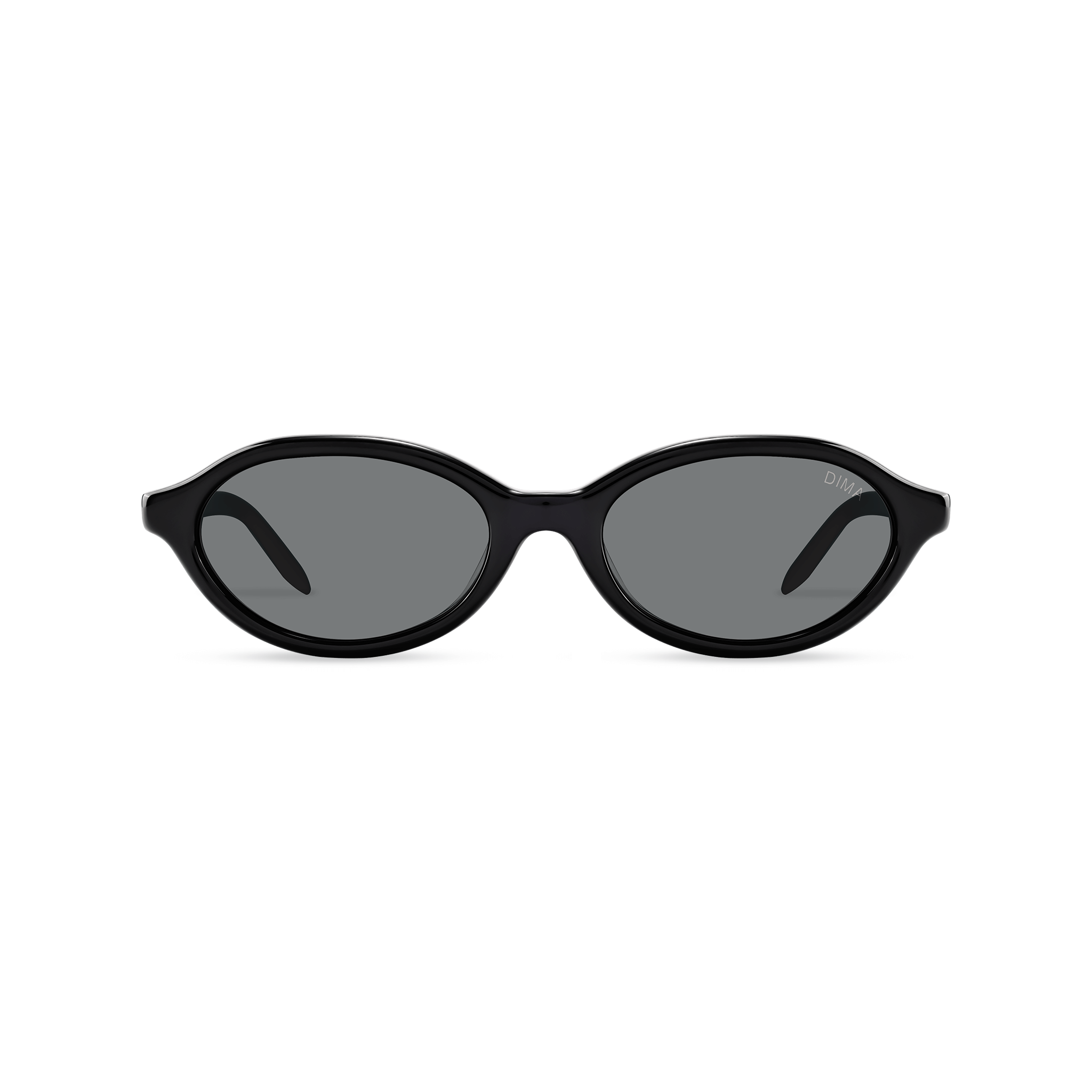 Dima Sunglasses Tess Black Frame Grey Lens 1