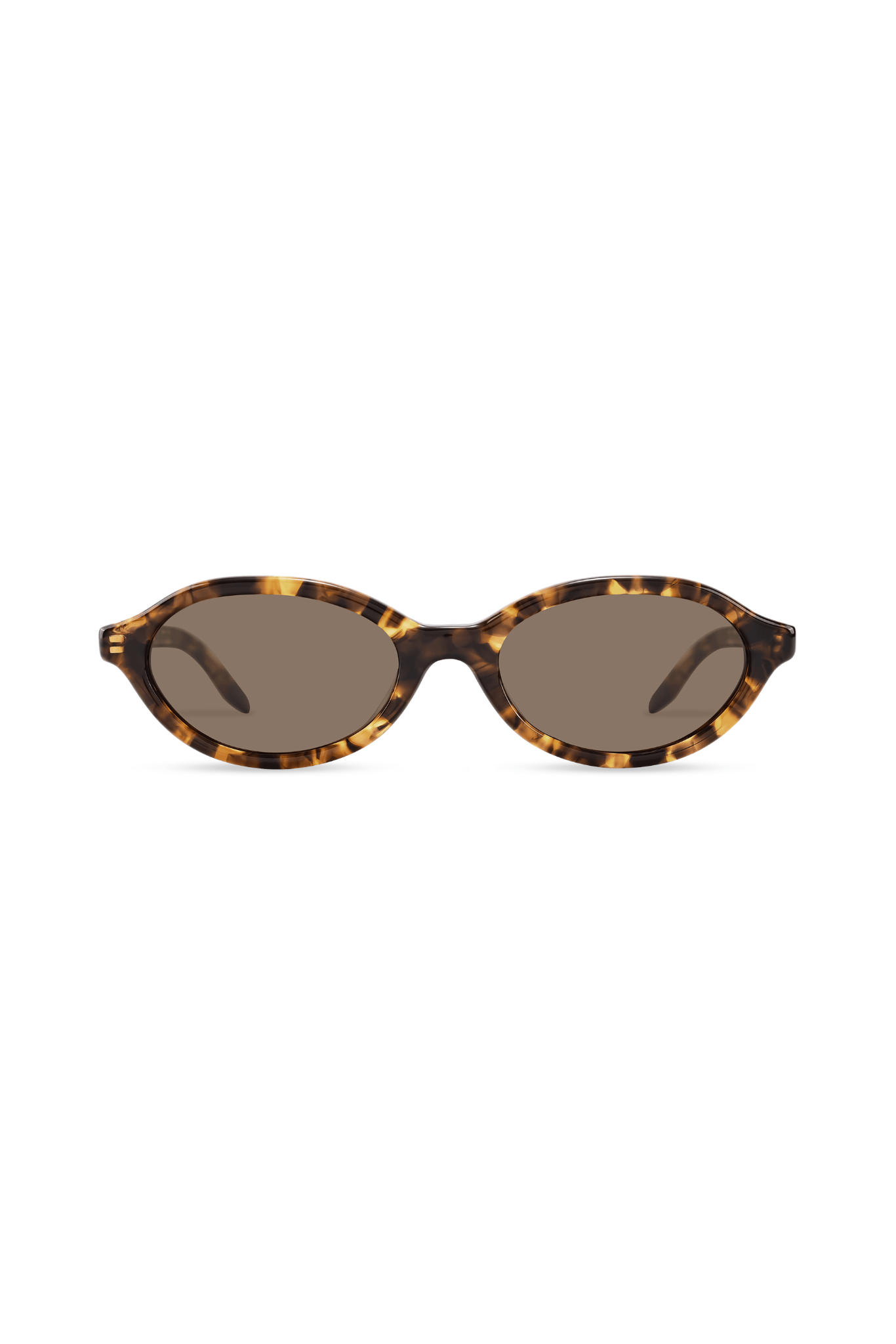 Dima Sunglasses Tess Dark Amber Tortoise Frame Brown Lens 1