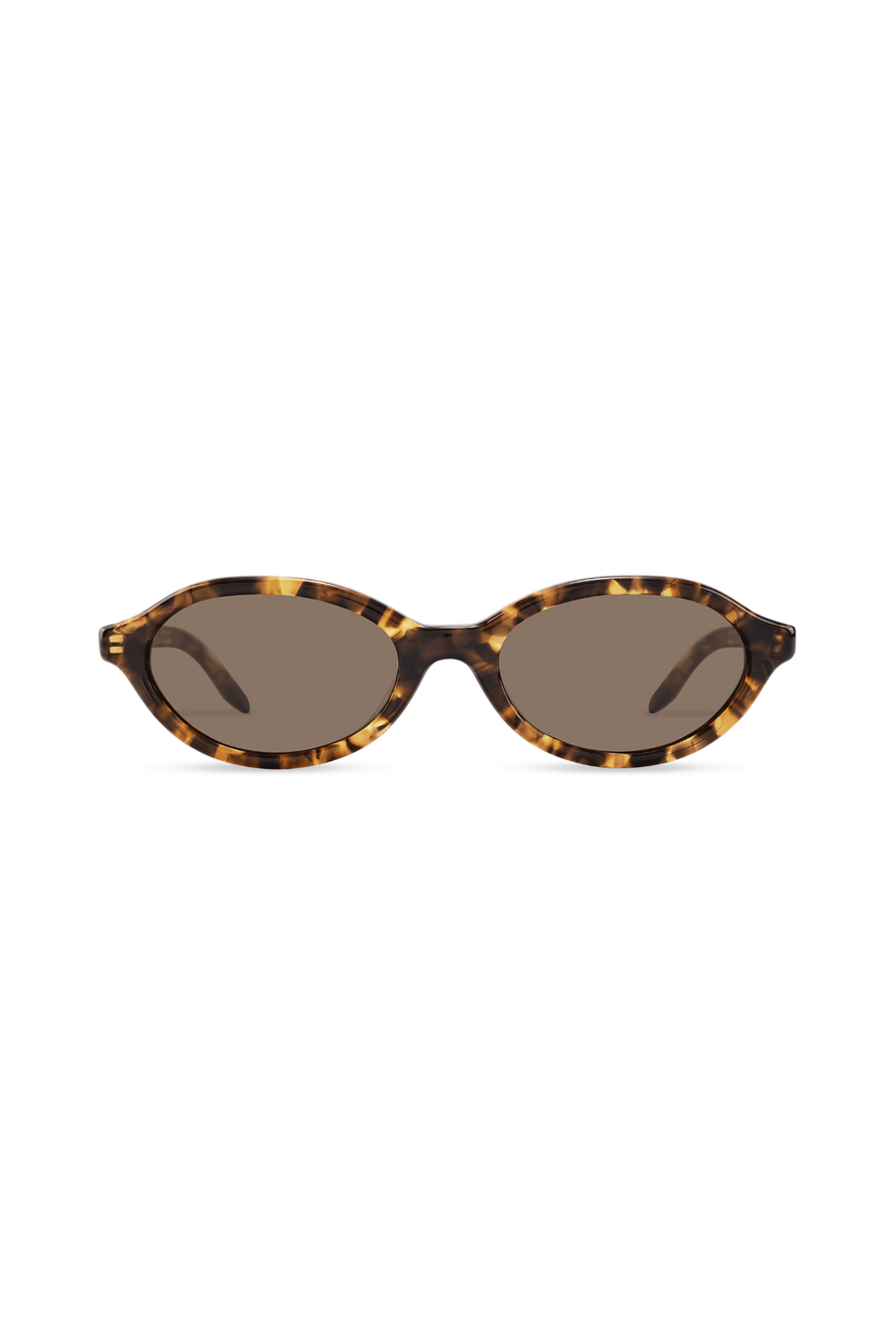 Dima Sunglasses Tess Dark Amber Tortoise Frame Brown Lens 1