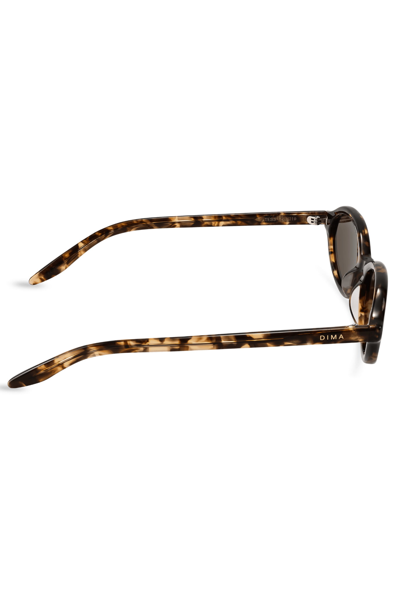 Dima Sunglasses Tess Dark Amber Tortoise Frame Brown Lens 4
