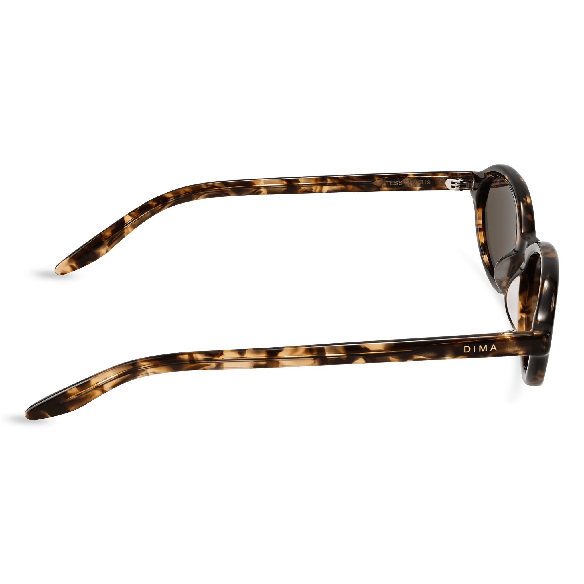 Dima Sunglasses Tess Dark Amber Tortoise Frame Brown Lens 4