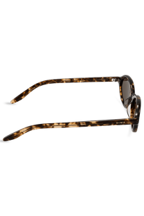 Dima Sunglasses Tess Dark Amber Tortoise Frame Brown Lens 4