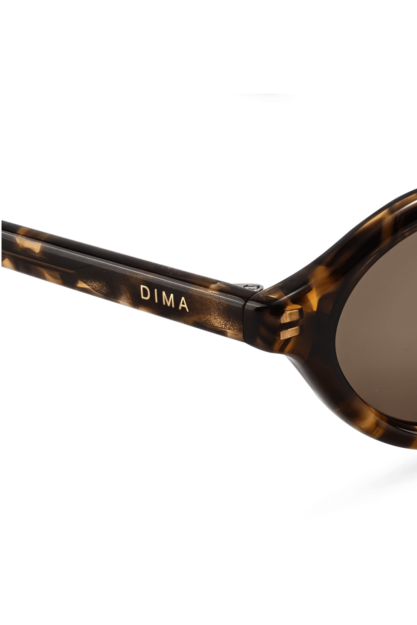 Dima Sunglasses Tess Dark Amber Tortoise Frame Brown Lens 5
