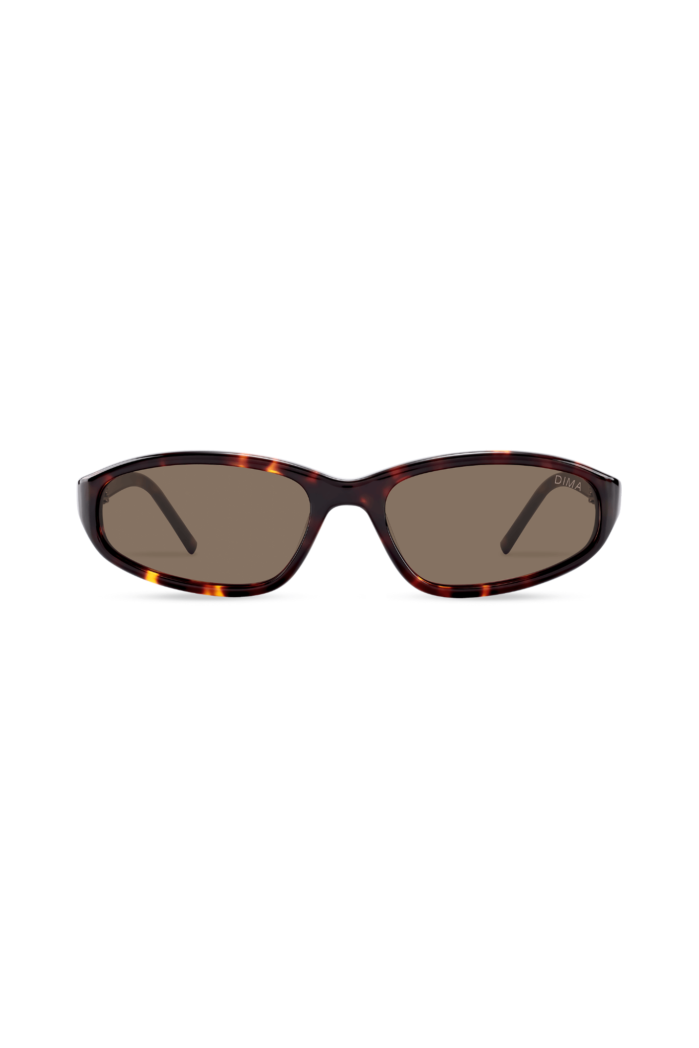 Dima Sunglasses Verve Dark Tortoise Frame Brown Lens 1