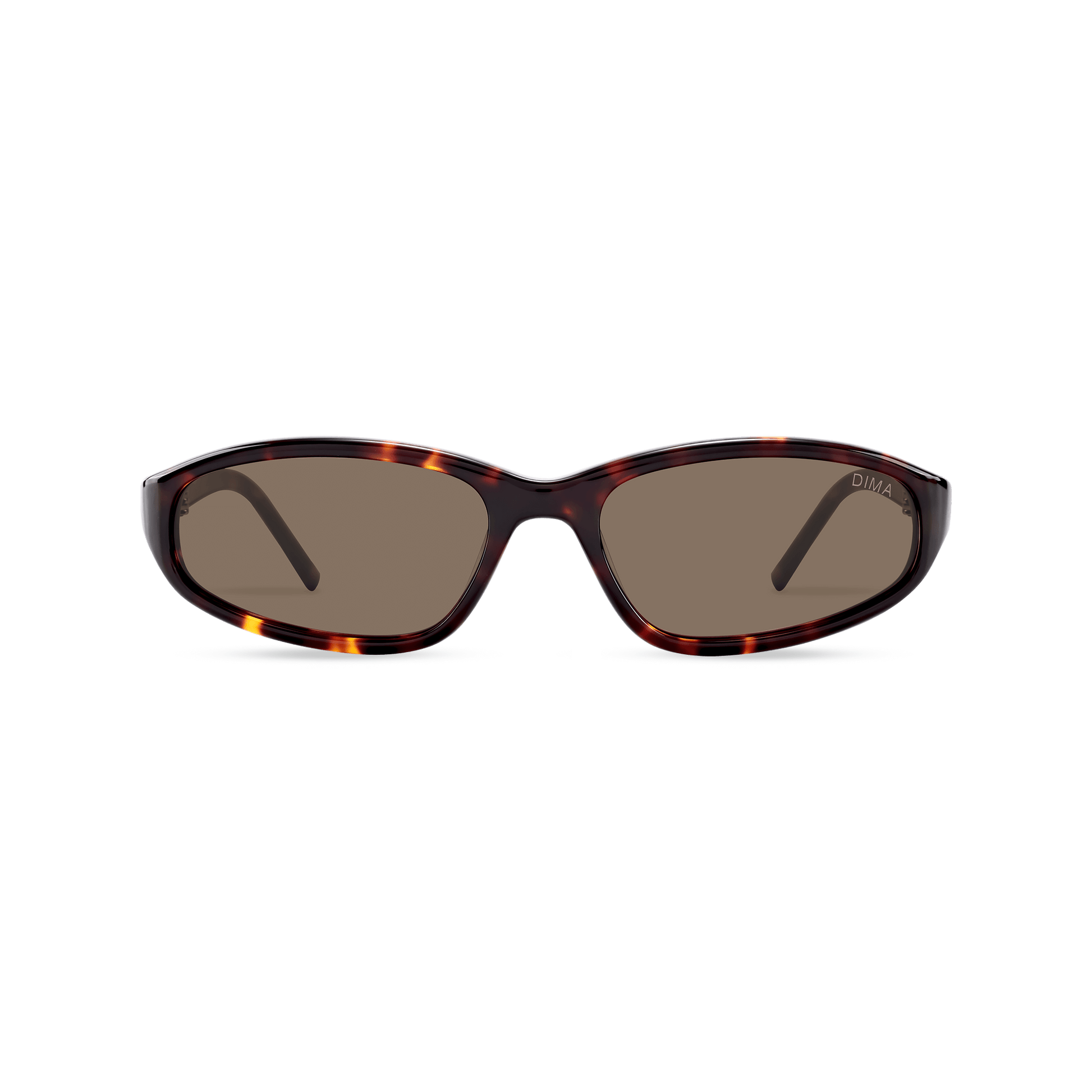 Dima Sunglasses Verve Dark Tortoise Frame Brown Lens 1