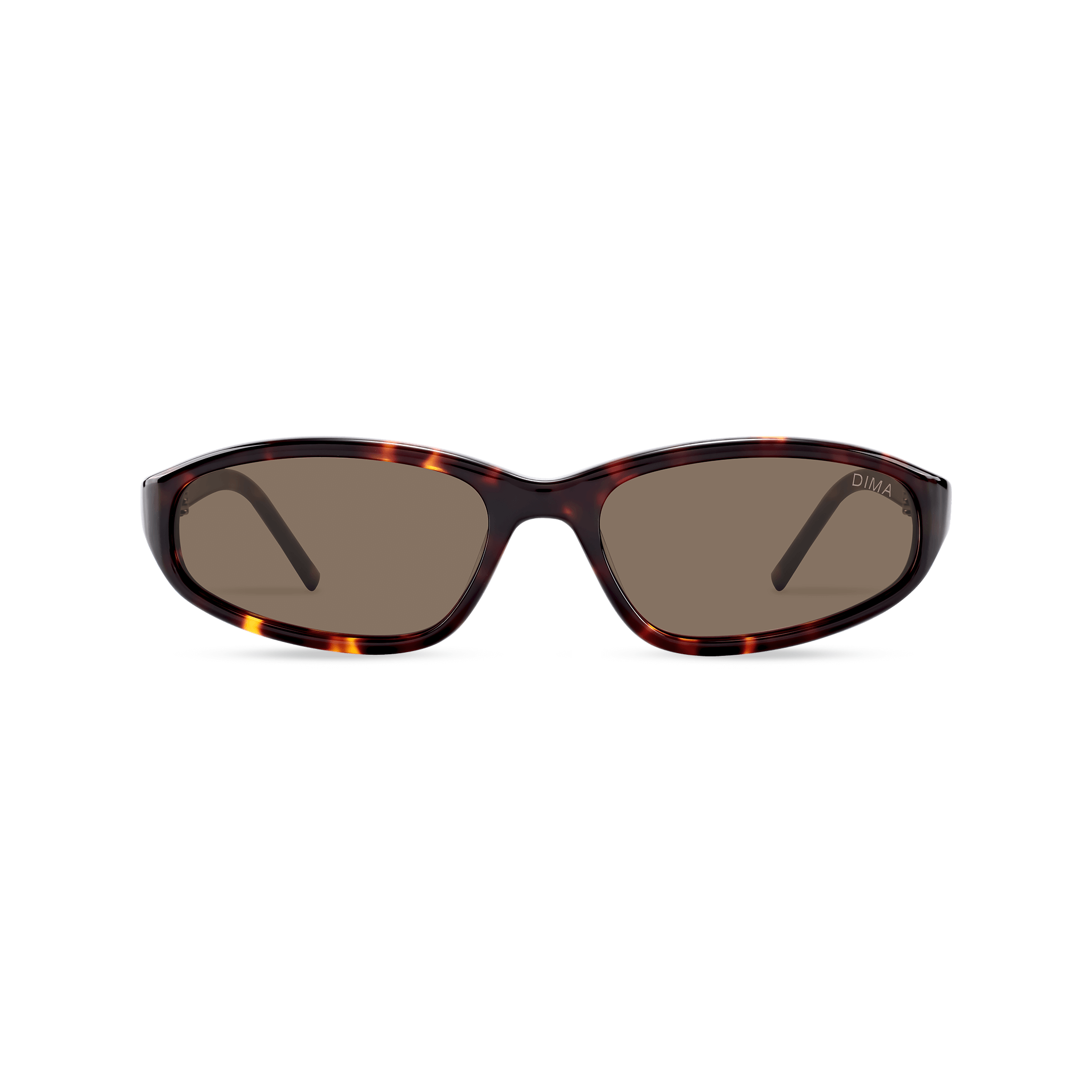 Dima Sunglasses Verve Dark Tortoise Frame Brown Lens 1