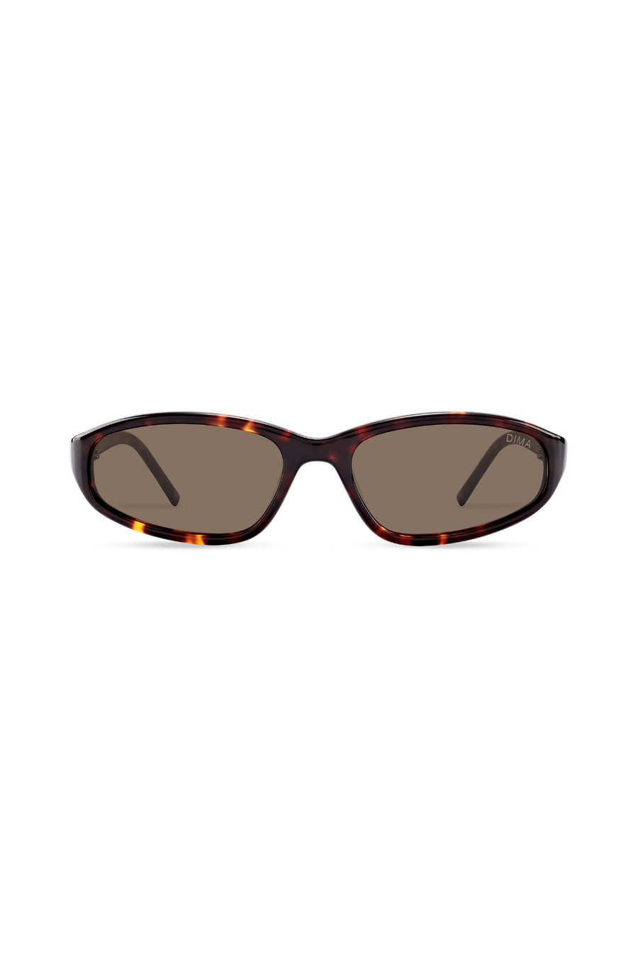 Dima Sunglasses Verve Dark Tortoise Frame Brown Lens 1
