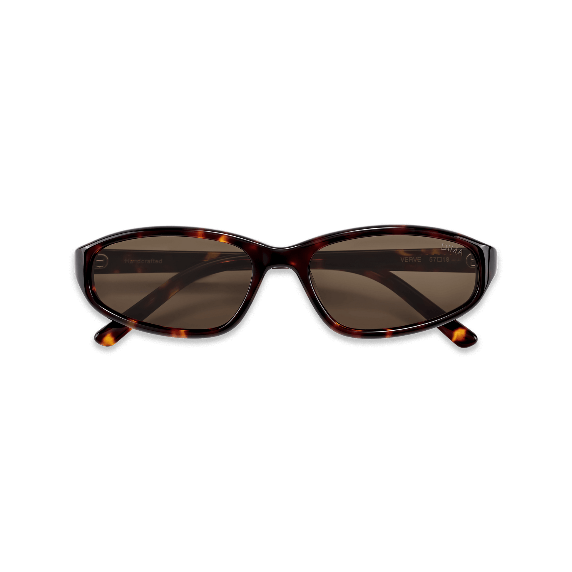 Dima Sunglasses Verve Dark Tortoise Frame Brown Lens 2