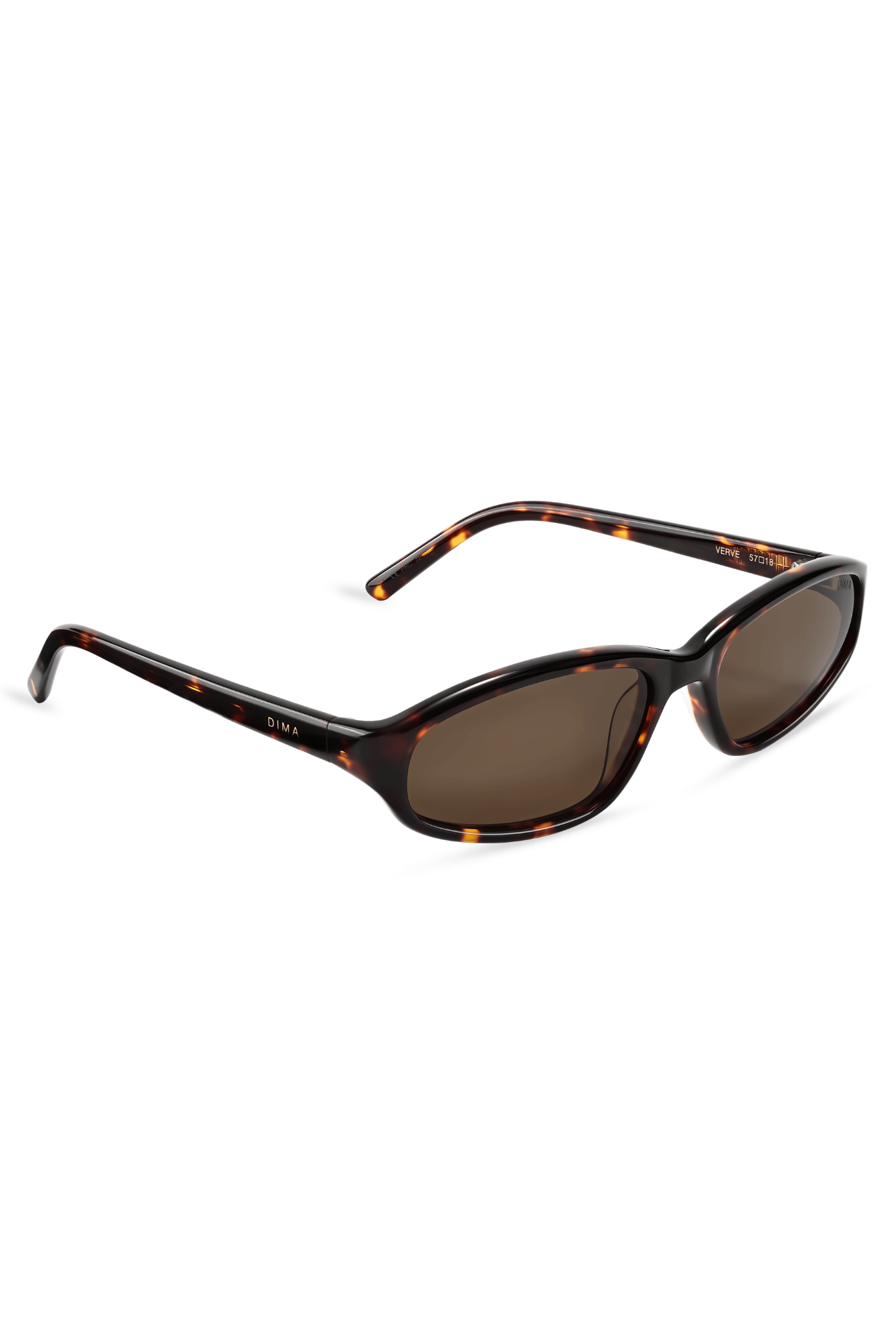 Dima Sunglasses Verve Dark Tortoise Frame Brown Lens 3