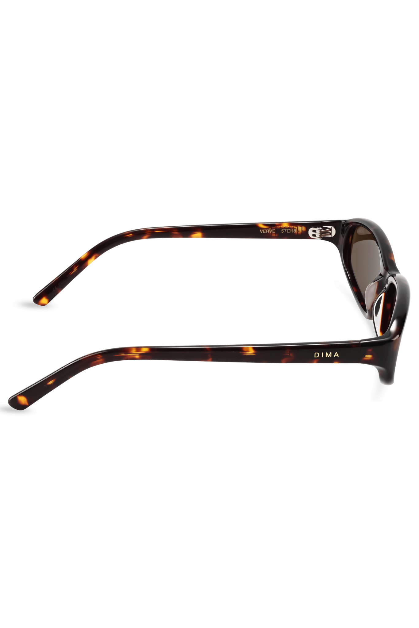 Dima Sunglasses Verve Dark Tortoise Frame Brown Lens 4