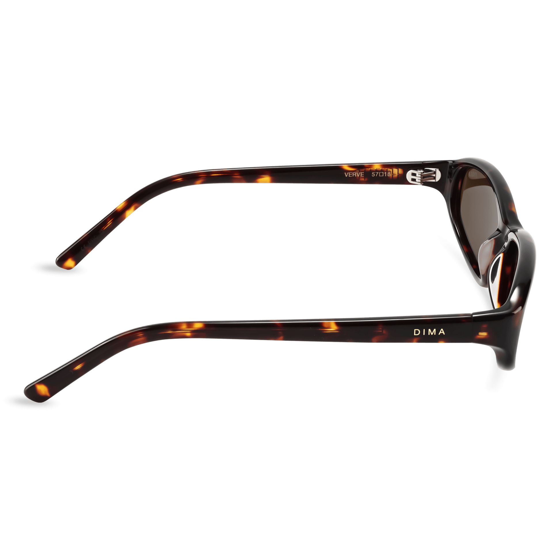 Dima Sunglasses Verve Dark Tortoise Frame Brown Lens 4