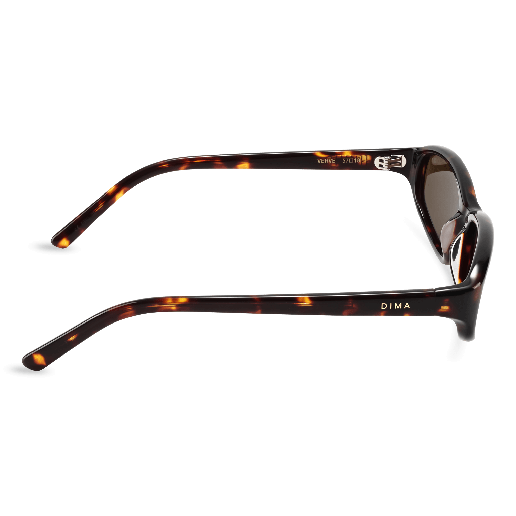 Dima Sunglasses Verve Dark Tortoise Frame Brown Lens 4