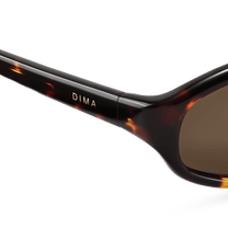 Dima Sunglasses Verve Dark Tortoise Frame Brown Lens 5
