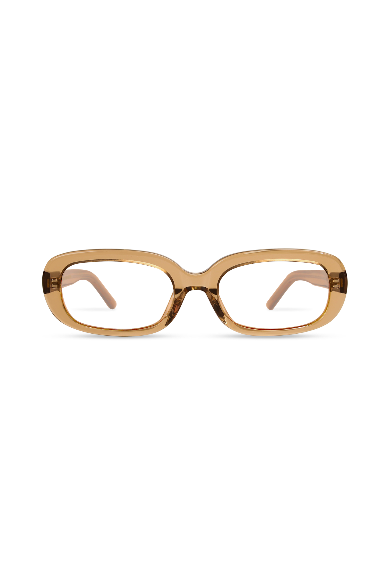 Dima Violet Crystal Brown Frame Glasses 1