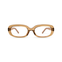 Dima Violet Crystal Brown Frame Glasses 1