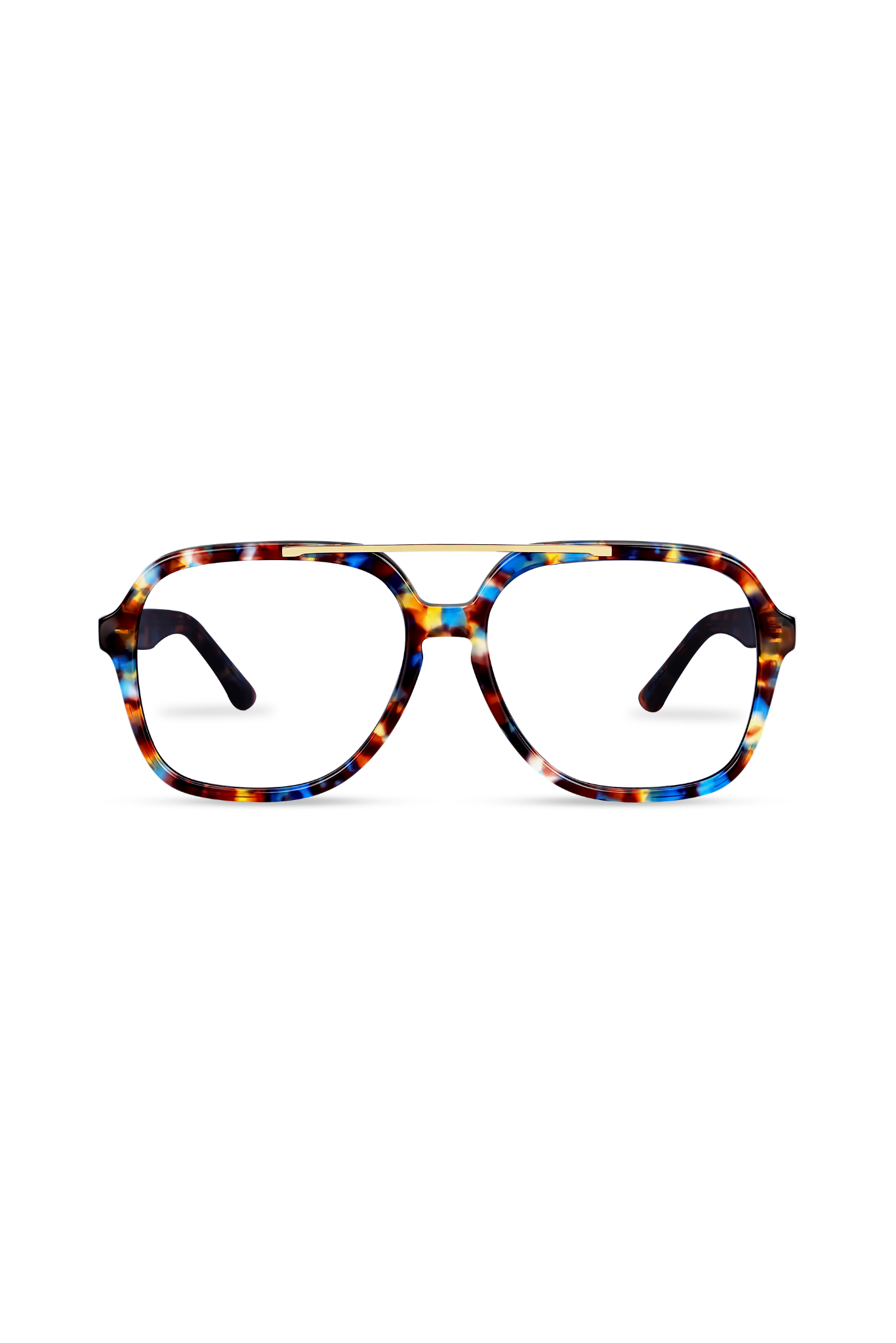 Vista Blue Tortoise Frame Glasses