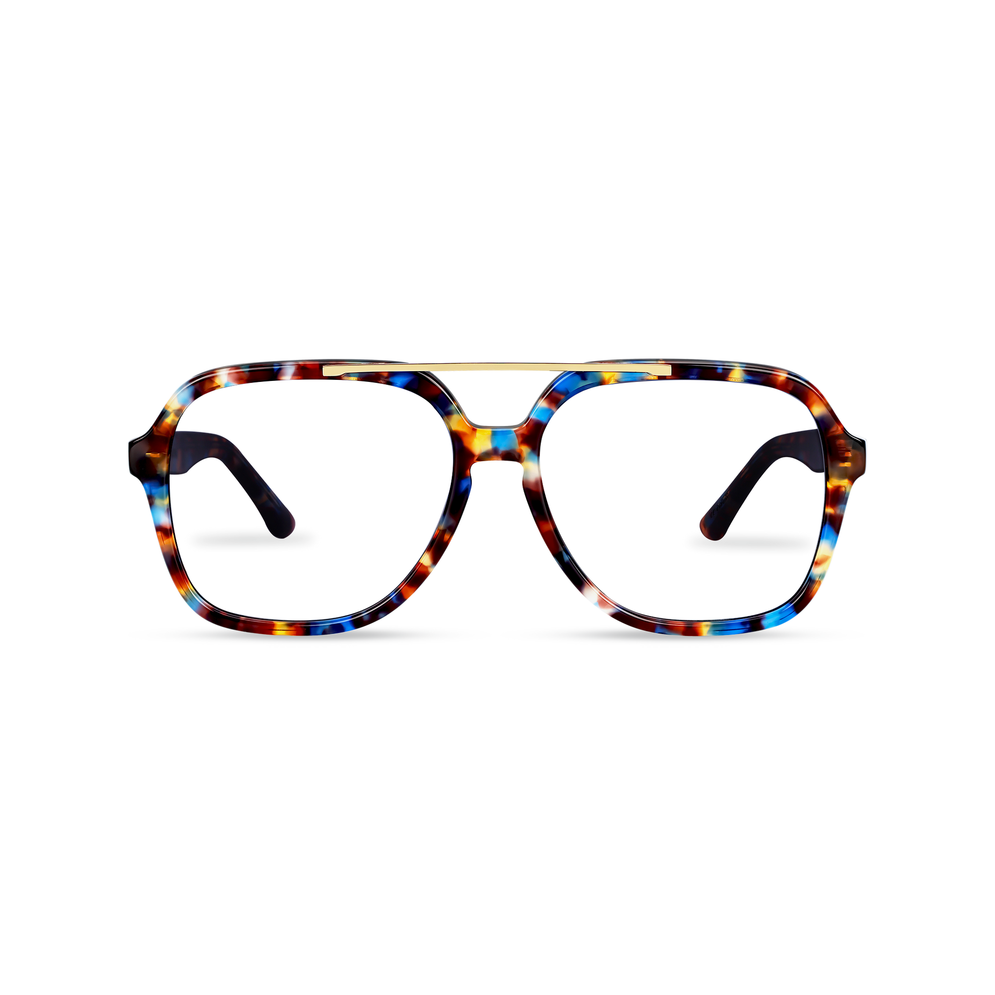 Dima Vista Blue Tortoise Frame Glasses 1