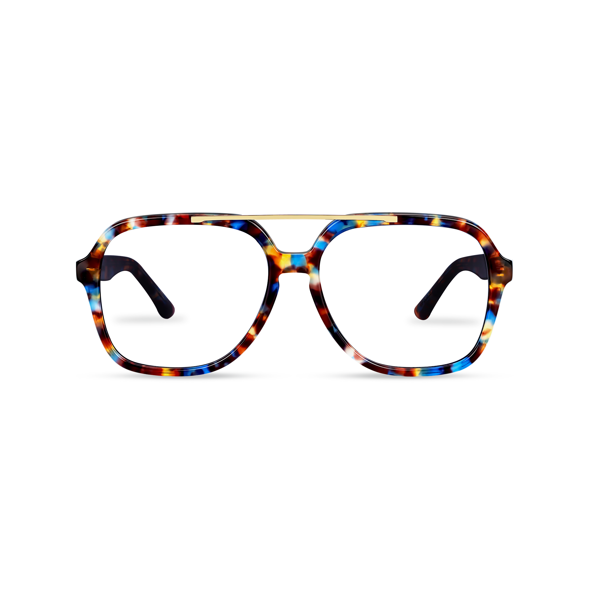 Dima Vista Blue Tortoise Frame Glasses 1