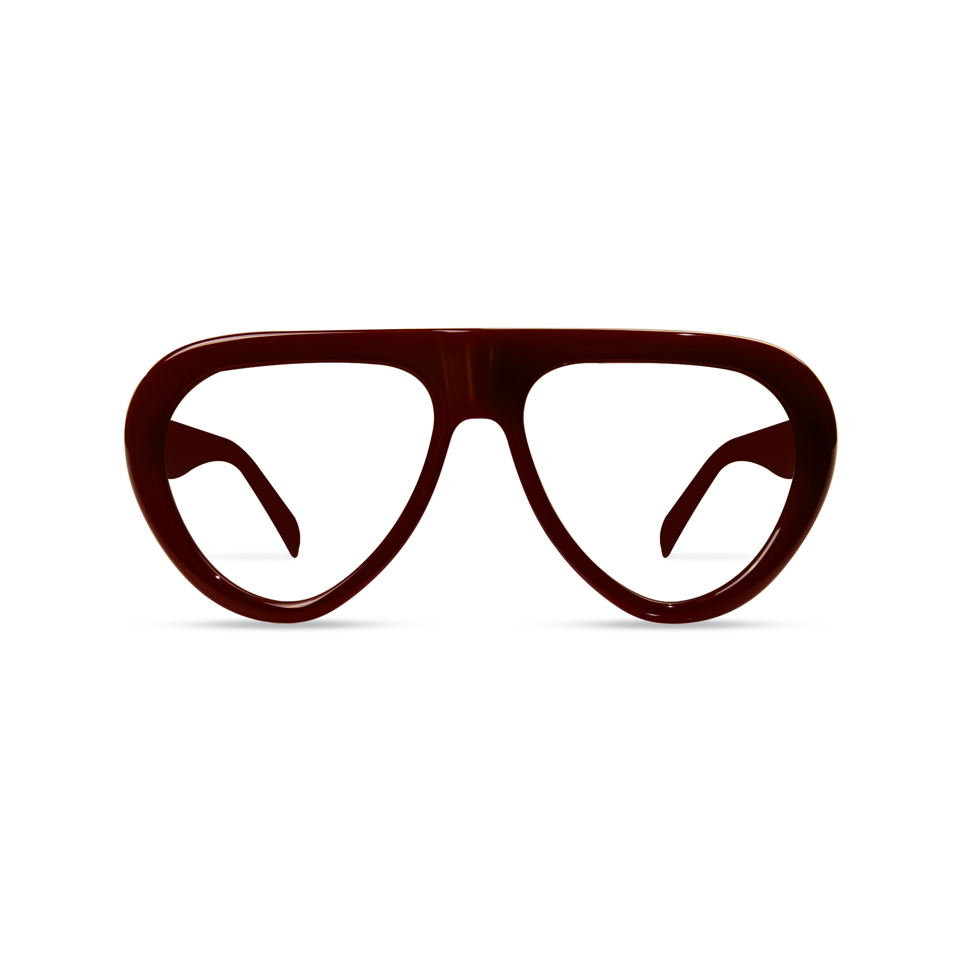 Aggie Maroon Frame Glasses
