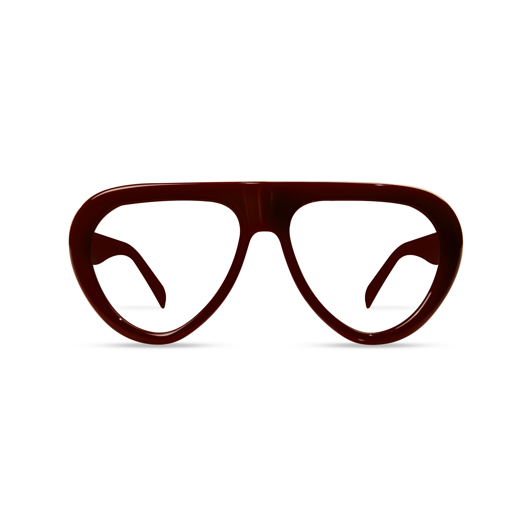 Aggie Maroon Frame Glasses