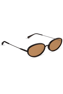 DIMA Eyewear Solis Black Frame Light Brown Lens 3