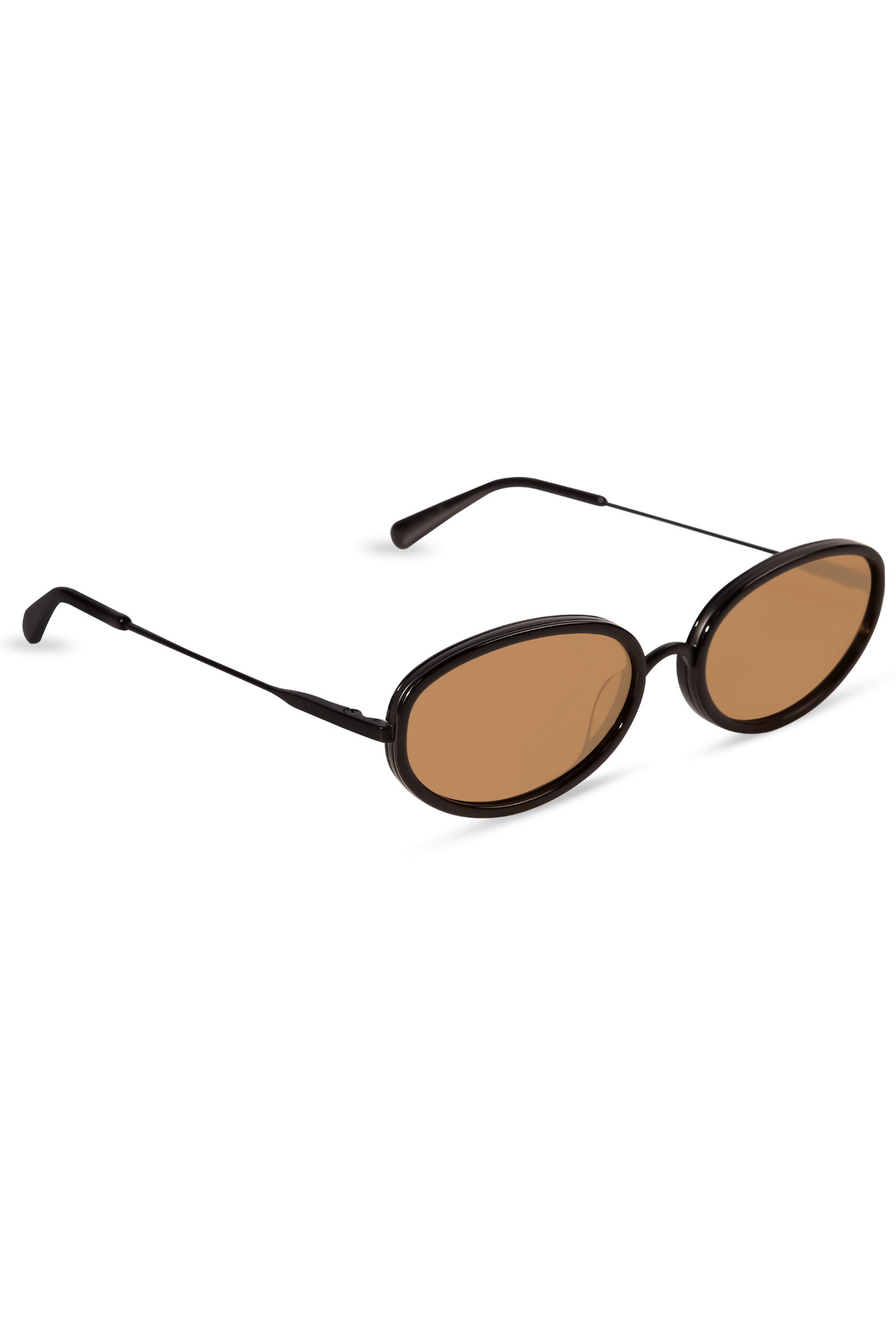 DIMA Eyewear Solis Black Frame Light Brown Lens 3