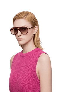 Dima orris gold maroon aviator sunglasses radiate confident feminine grace