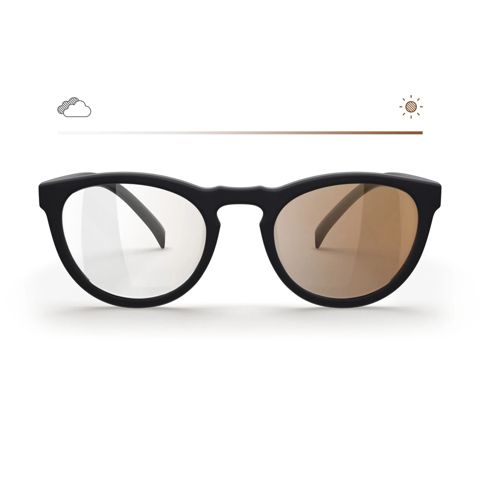 Progressive Photochromic Glasses