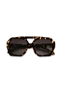 diam sunglass beth blonde tortoise frame grey gradient lens 5