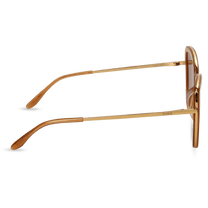 dima sunglass Isla gold crystal brown frame brown gradient lens 3