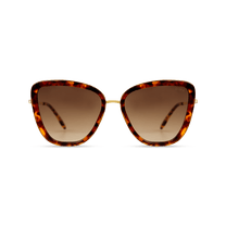 dima sunglass Isla gold dark tortoise frame brown gradient lens 1