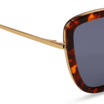 dima sunglass Isla gold dark tortoise frame dark blue lens 4