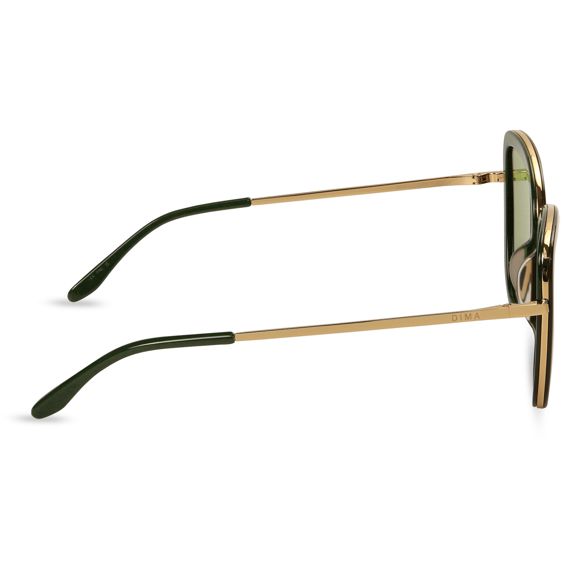dima sunglass Isla gold olive frame olive lens 3