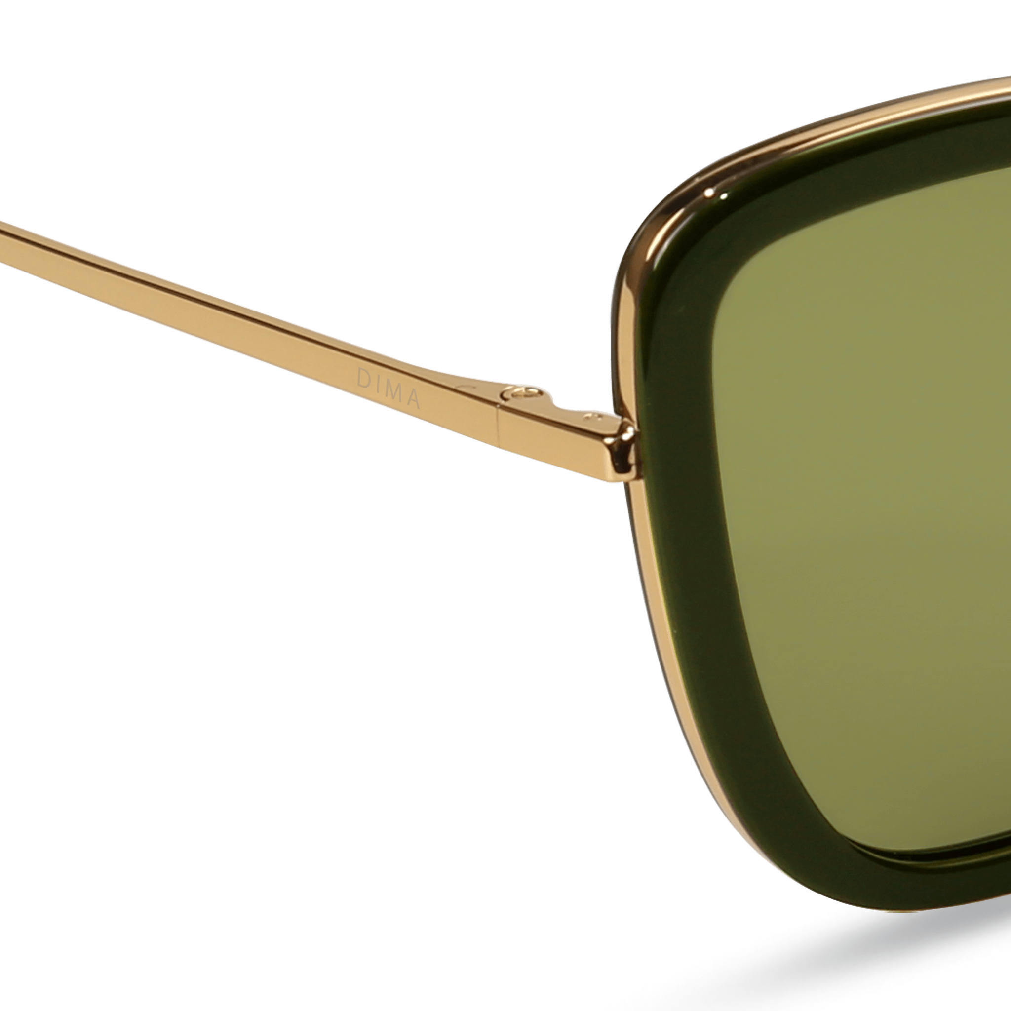 dima sunglass Isla gold olive frame olive lens 4