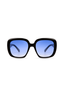 dima sunglass amelia black frame blue gradient lens 1