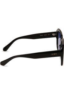 dima sunglass amelia black frame blue gradient lens 3