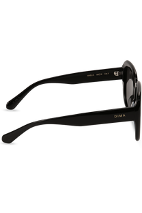 dima sunglass amelia black frame grey lens 3