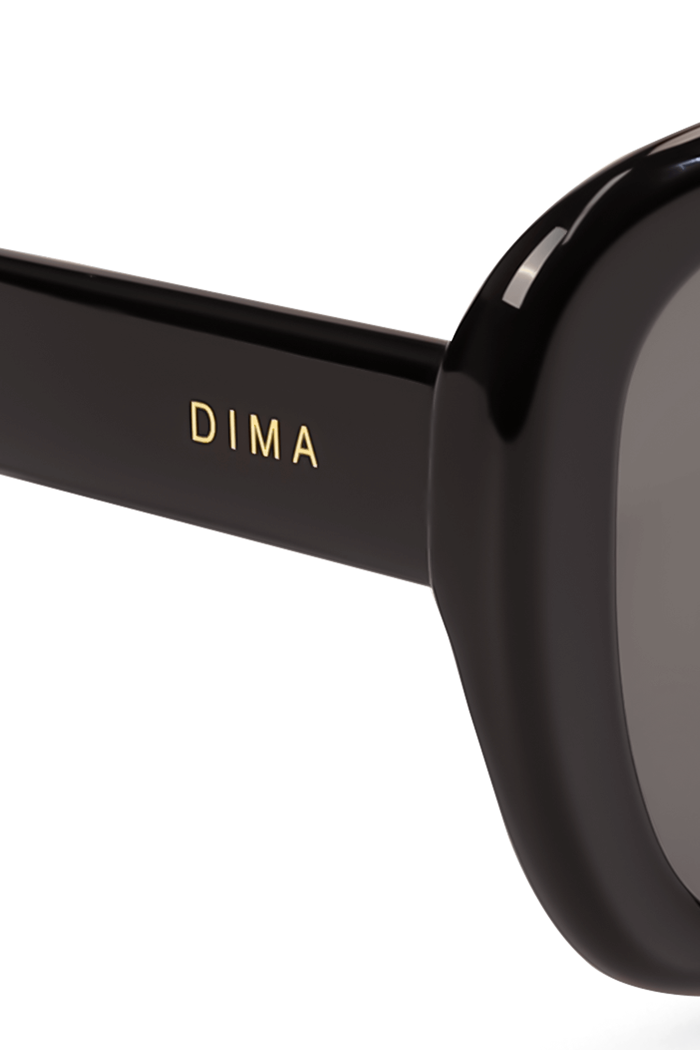 dima sunglass amelia black frame grey lens 4