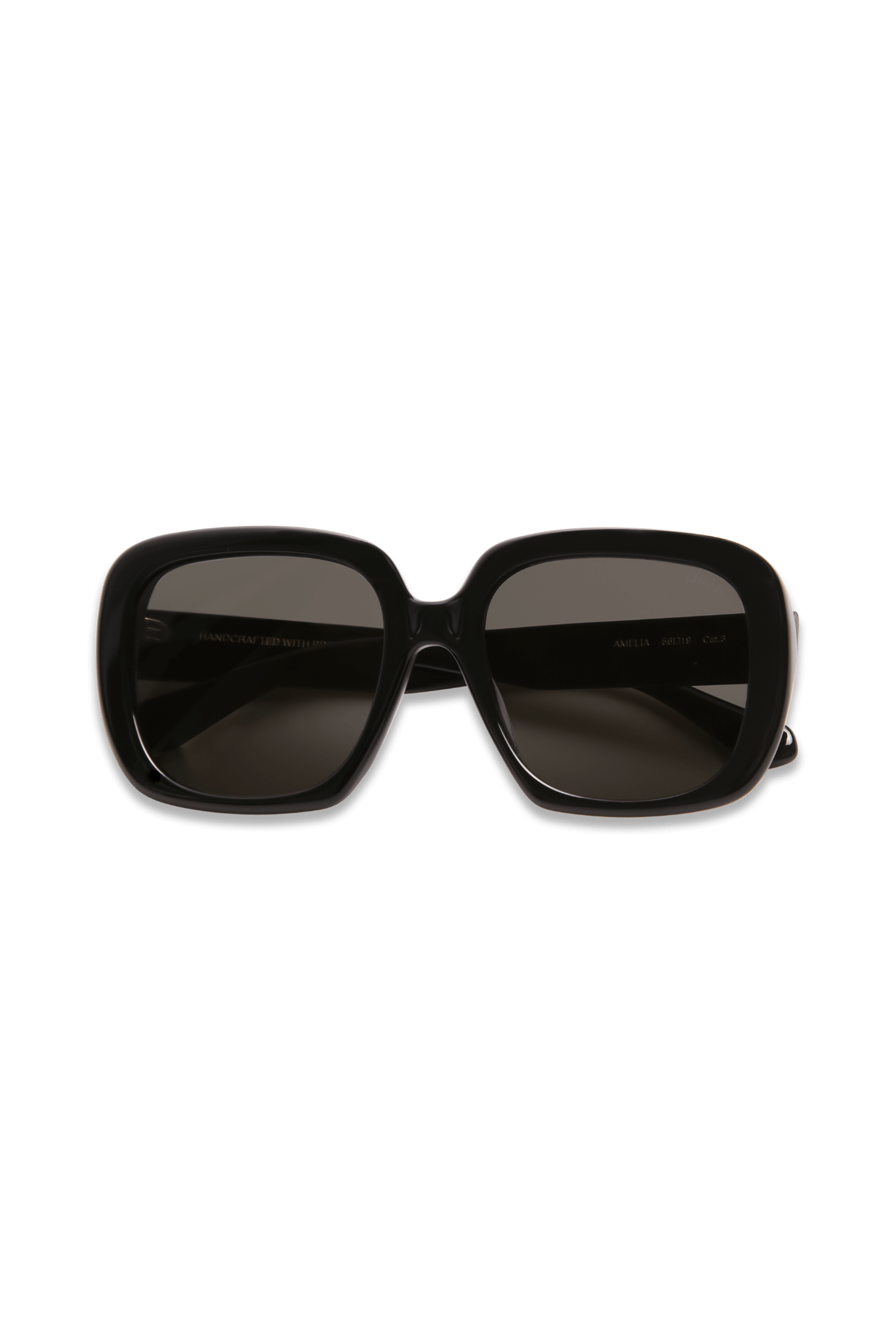 dima sunglass amelia black frame grey lens 5