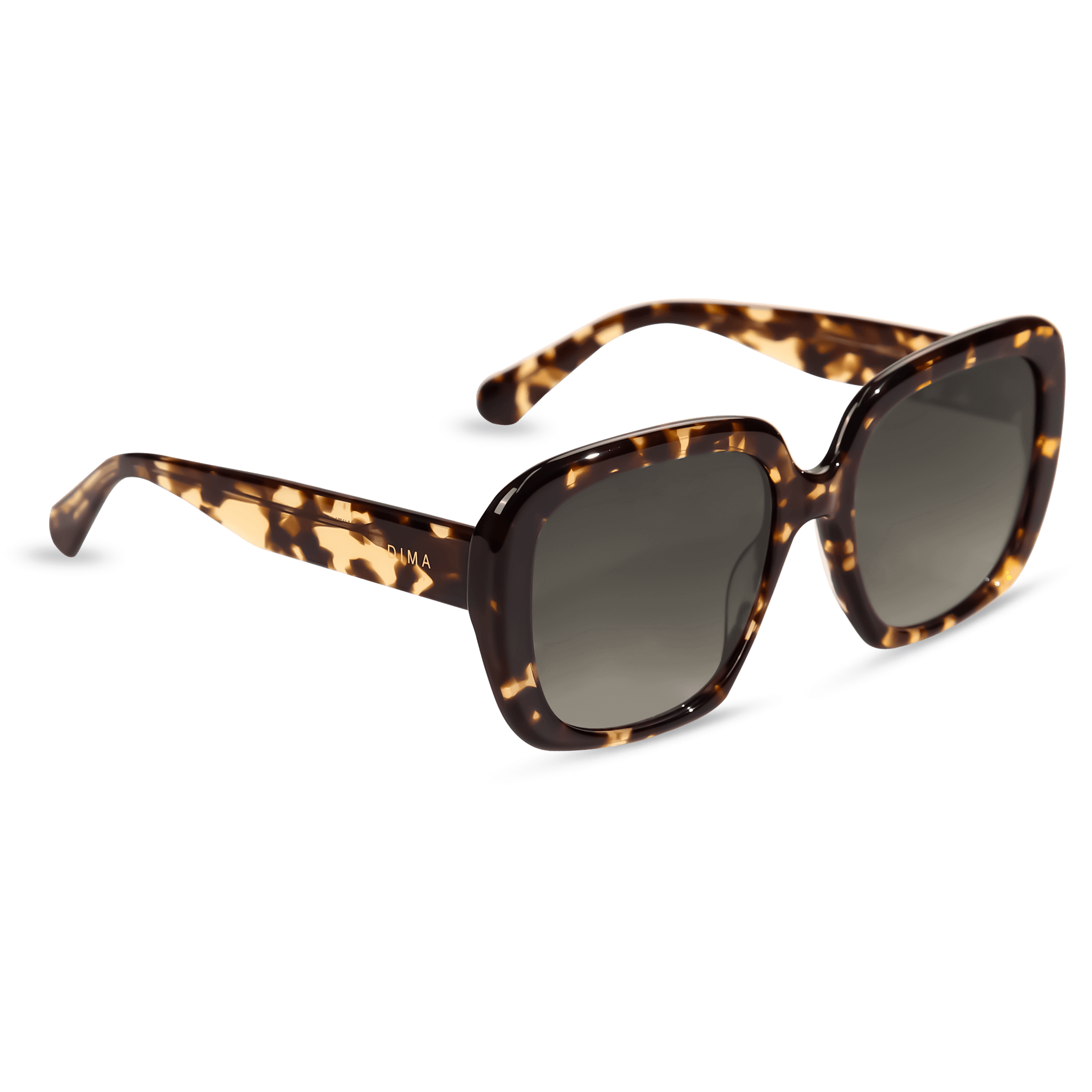 dima sunglass amelia blonde tortoise frame grey gradient lens 2