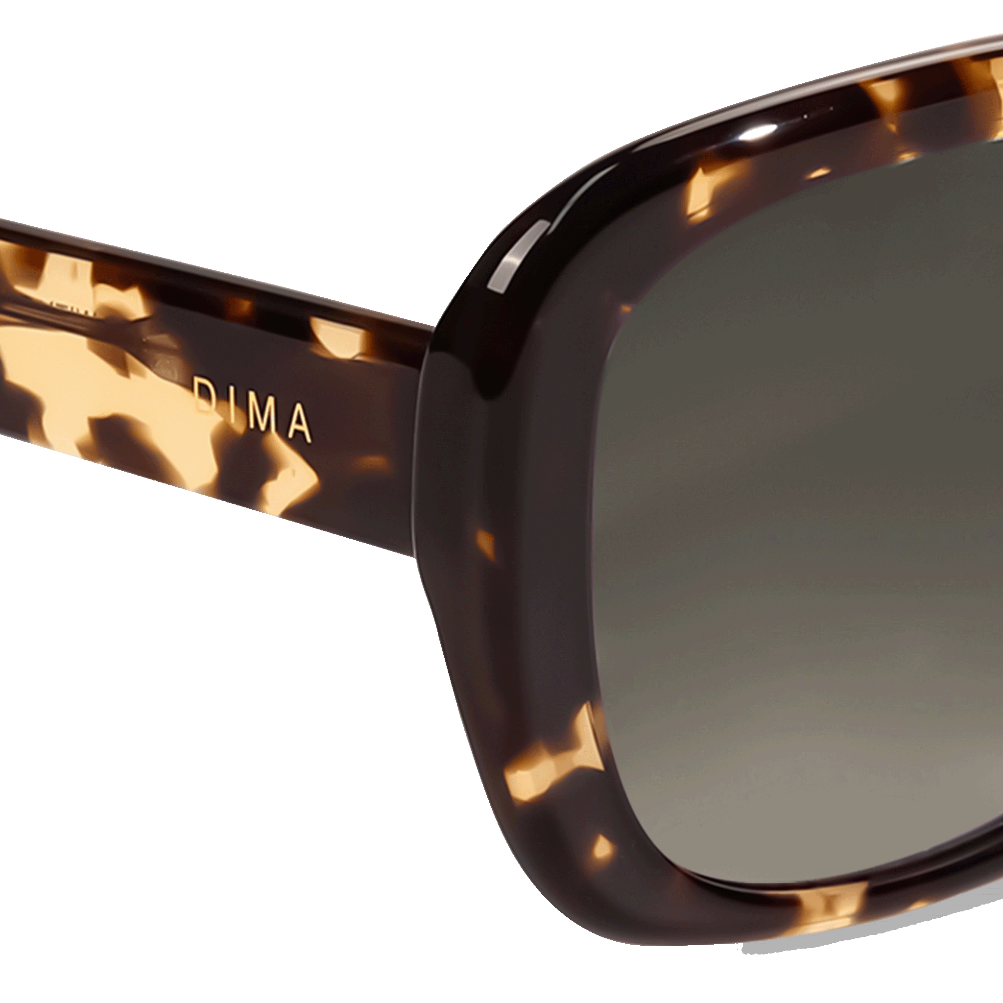 dima sunglass amelia blonde tortoise frame grey gradient lens 4