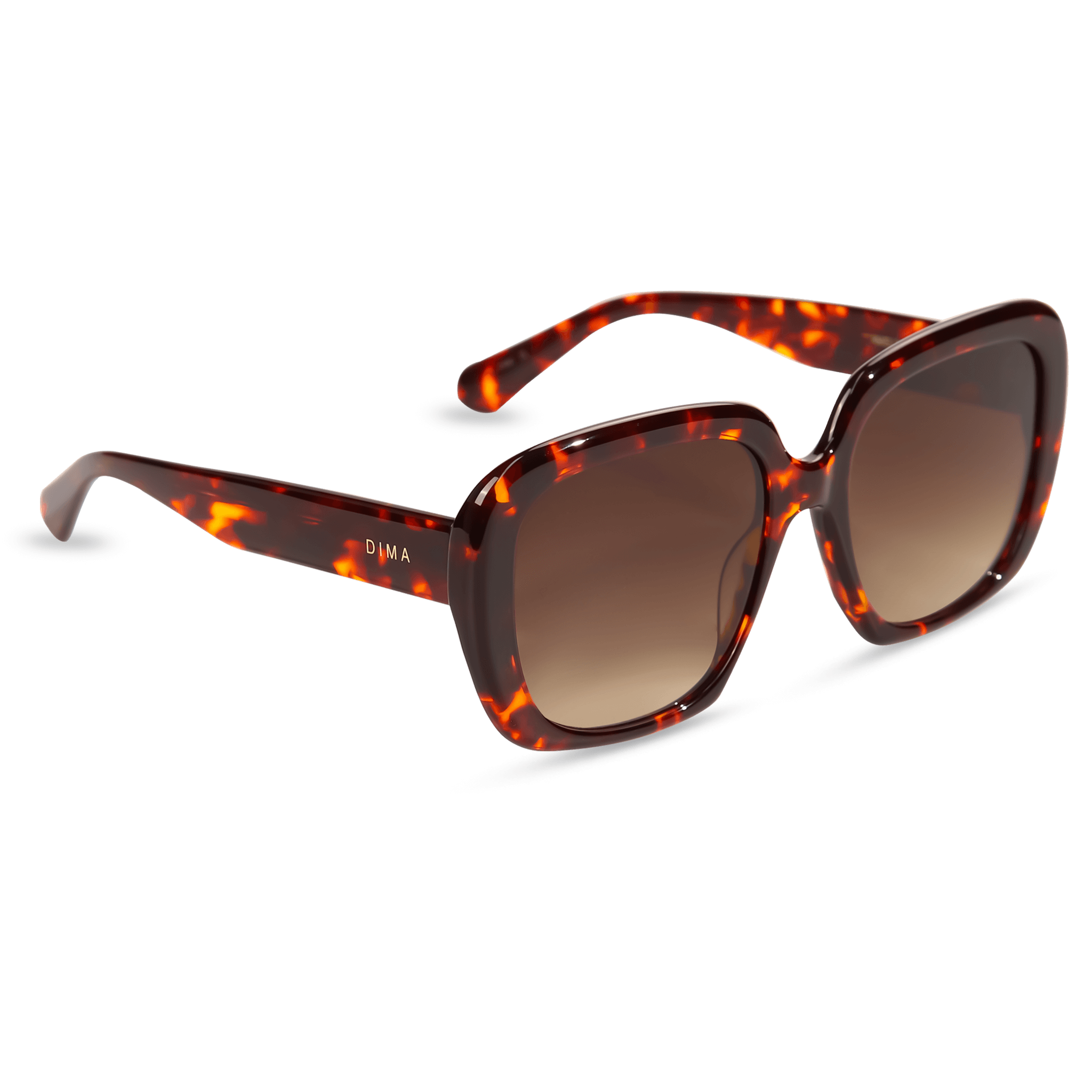 dima sunglass amelia havana frame brown gradient lens 2